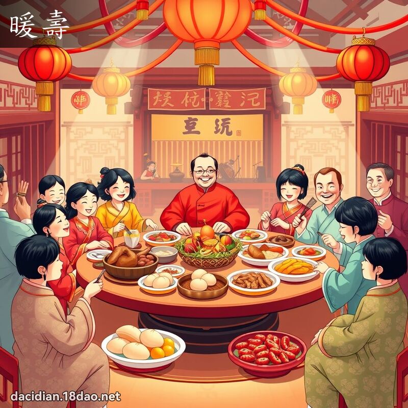 暖壽 - 國語大辭典配圖