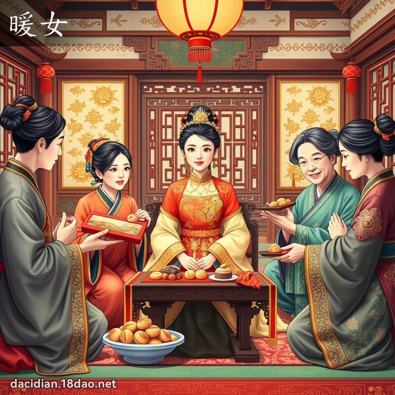 暖女 - 國語大辭典配圖