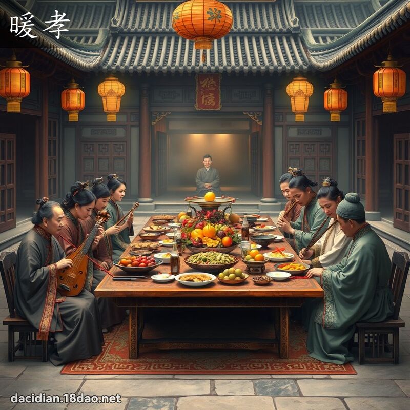 暖孝 - 国语大辞典配图