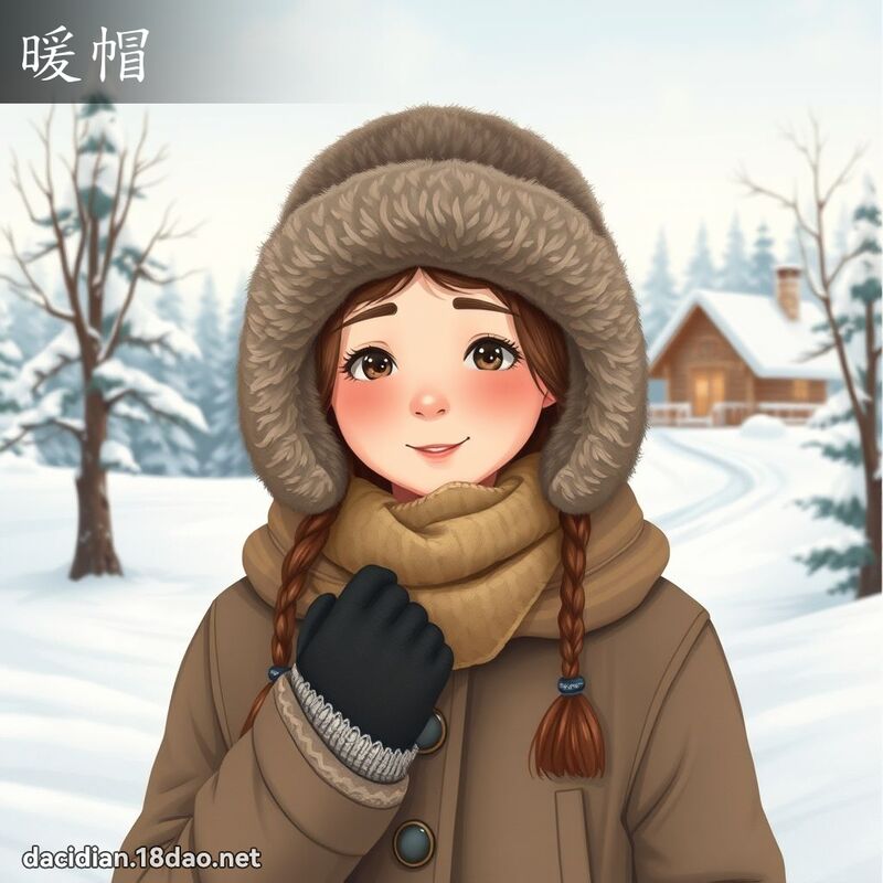 暖帽 - 國語大辭典配圖