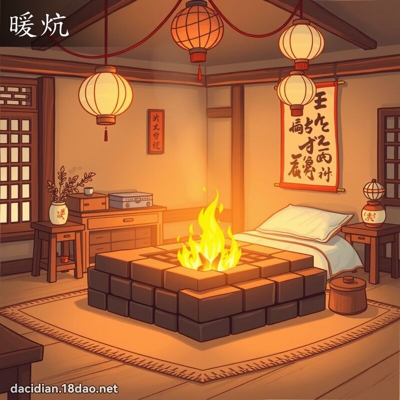 暖炕 - 國語大辭典配圖