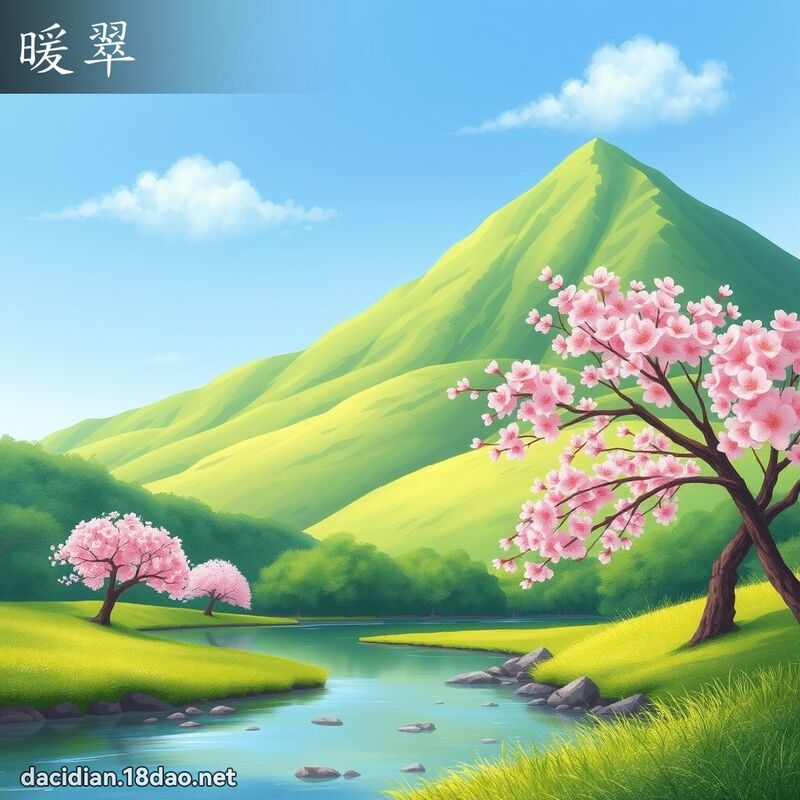 暖翠 - 国语大辞典配图