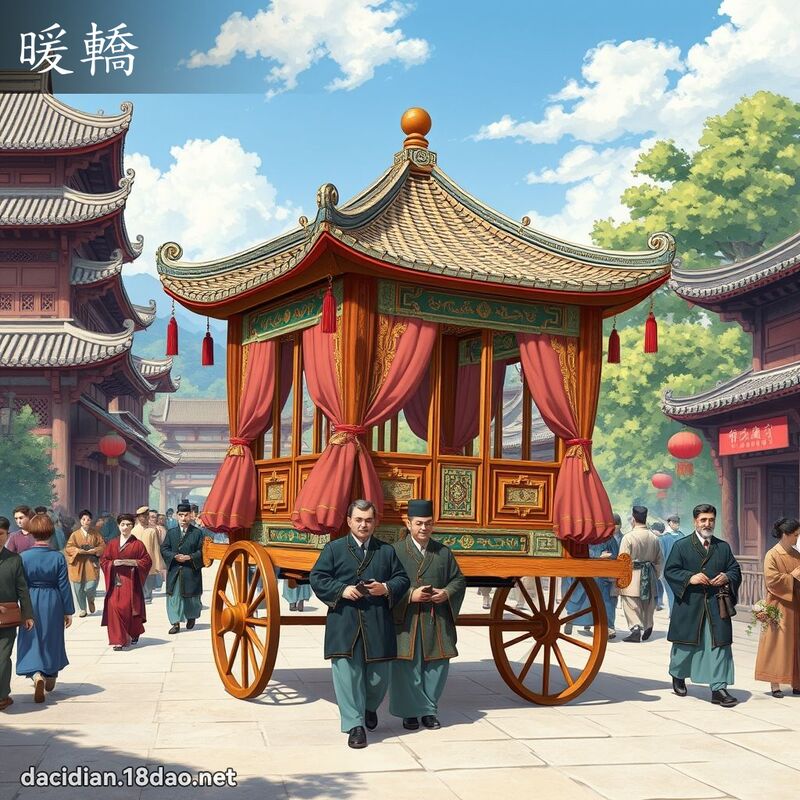 暖轿 - 国语大辞典配图