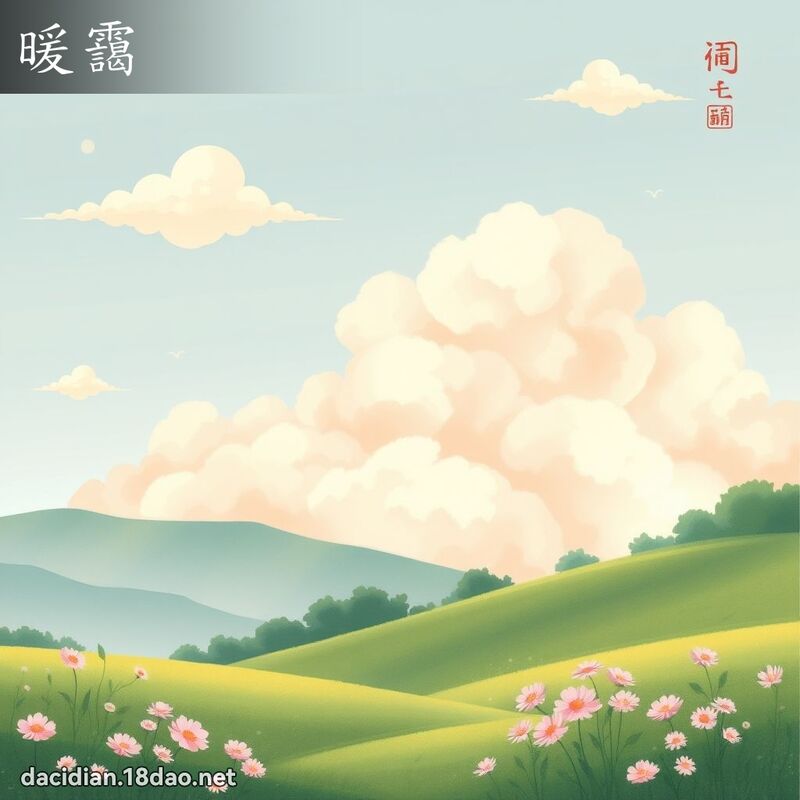 暖靄 - 國語大辭典配圖