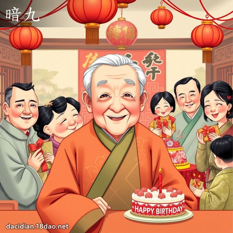 暗九 - 國語大辭典配圖