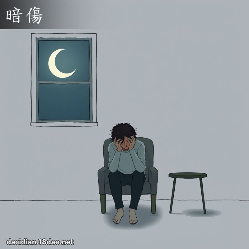 暗伤 - 国语大辞典配图