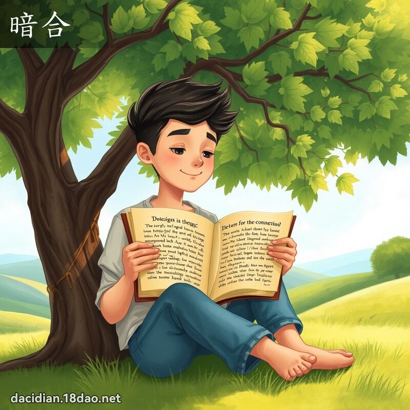 暗合 - 国语大辞典配图