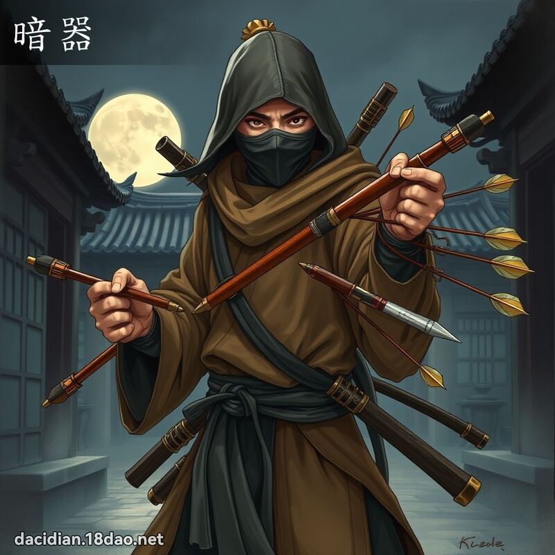 暗器 - 國語大辭典配圖