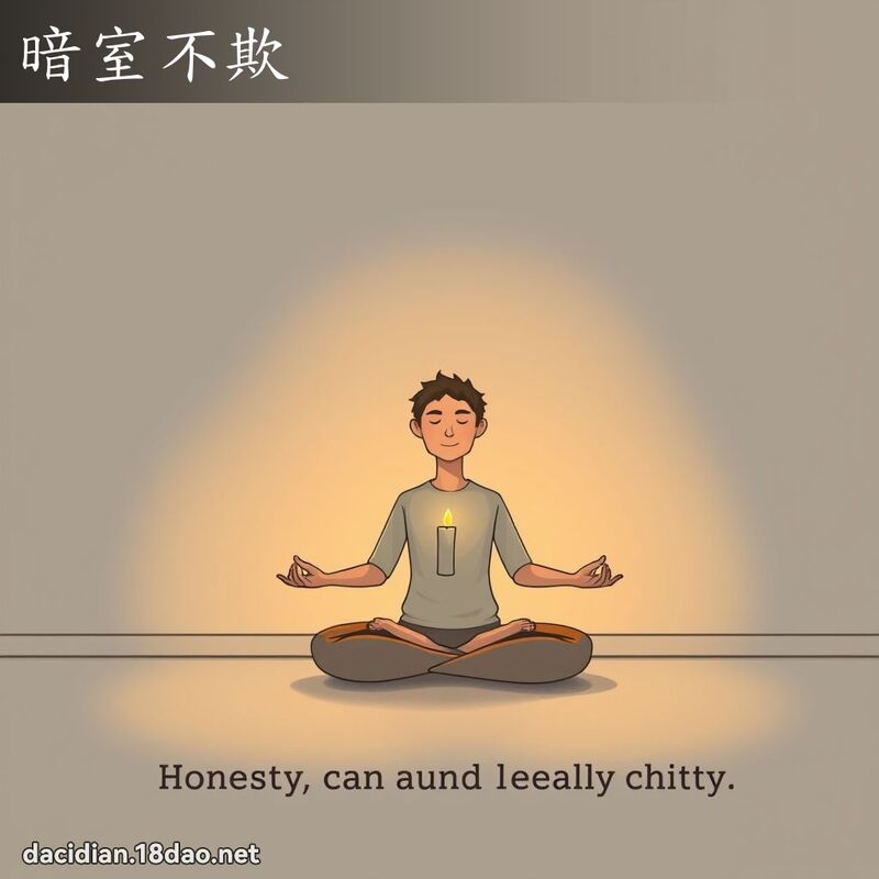 暗室不欺 - 國語大辭典配圖
