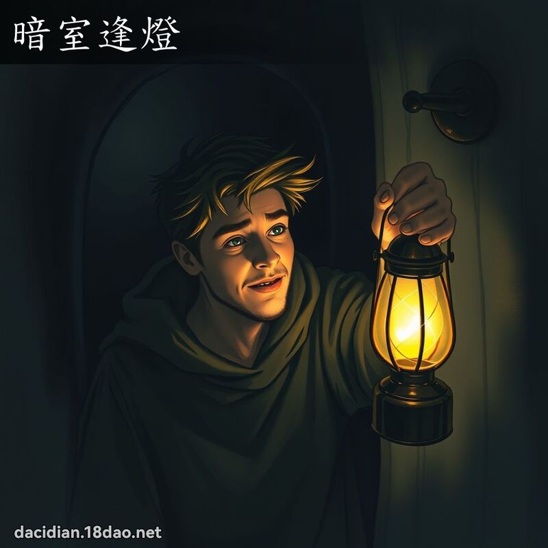 暗室逢燈 - 國語大辭典配圖