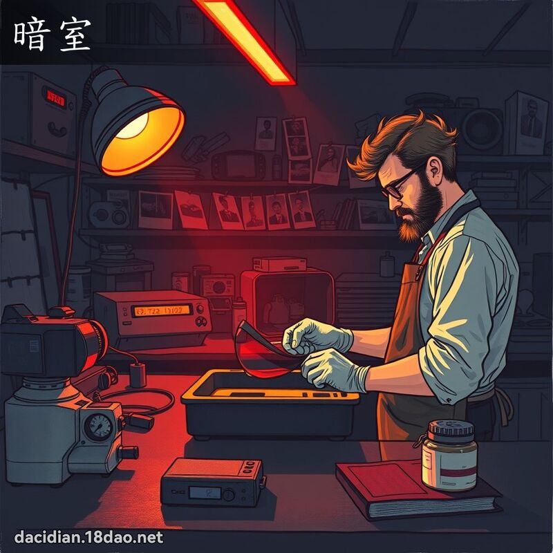 暗室 - 國語大辭典配圖