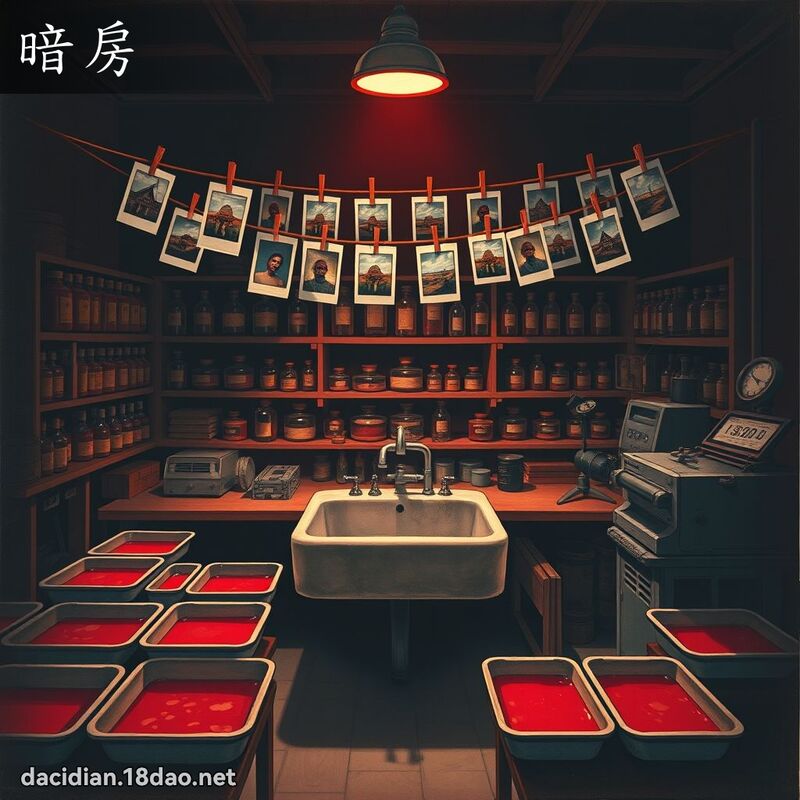 暗房 - 國語大辭典配圖