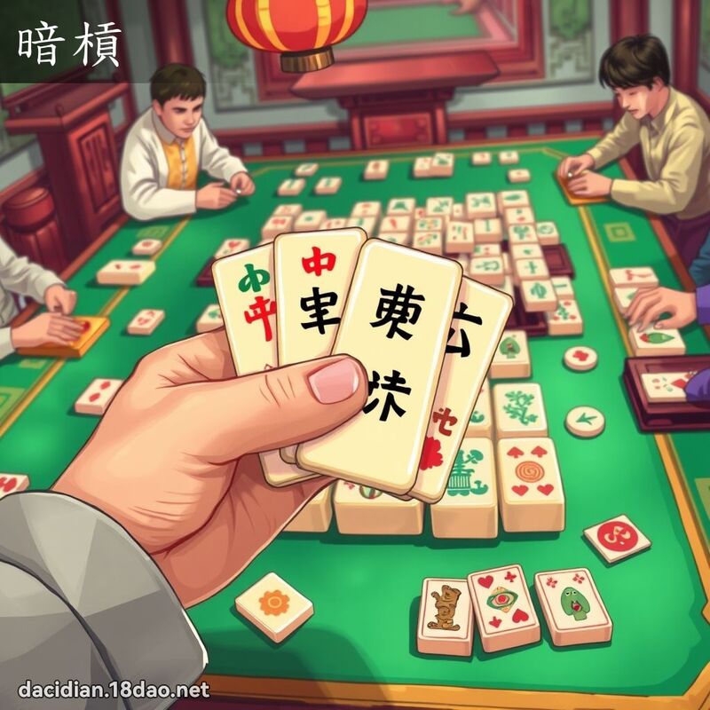 暗槓 - 国语大辞典配图