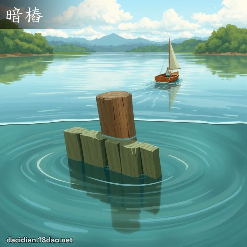 暗桩 - 国语大辞典配图