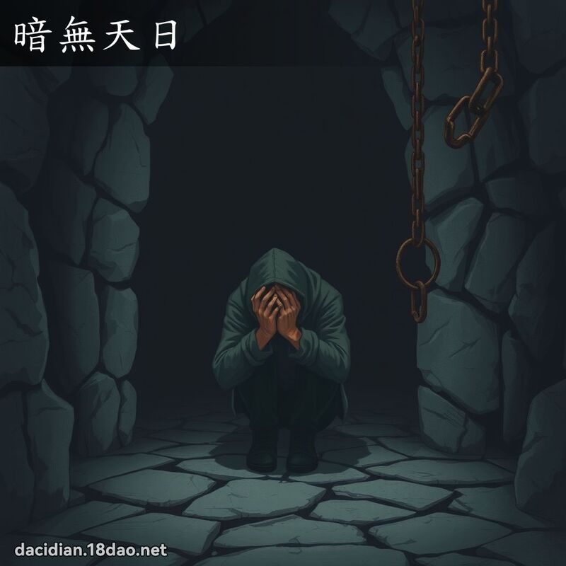 暗无天日 - 国语大辞典配图