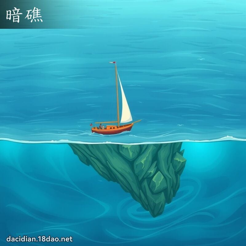 暗礁 - 國語大辭典配圖