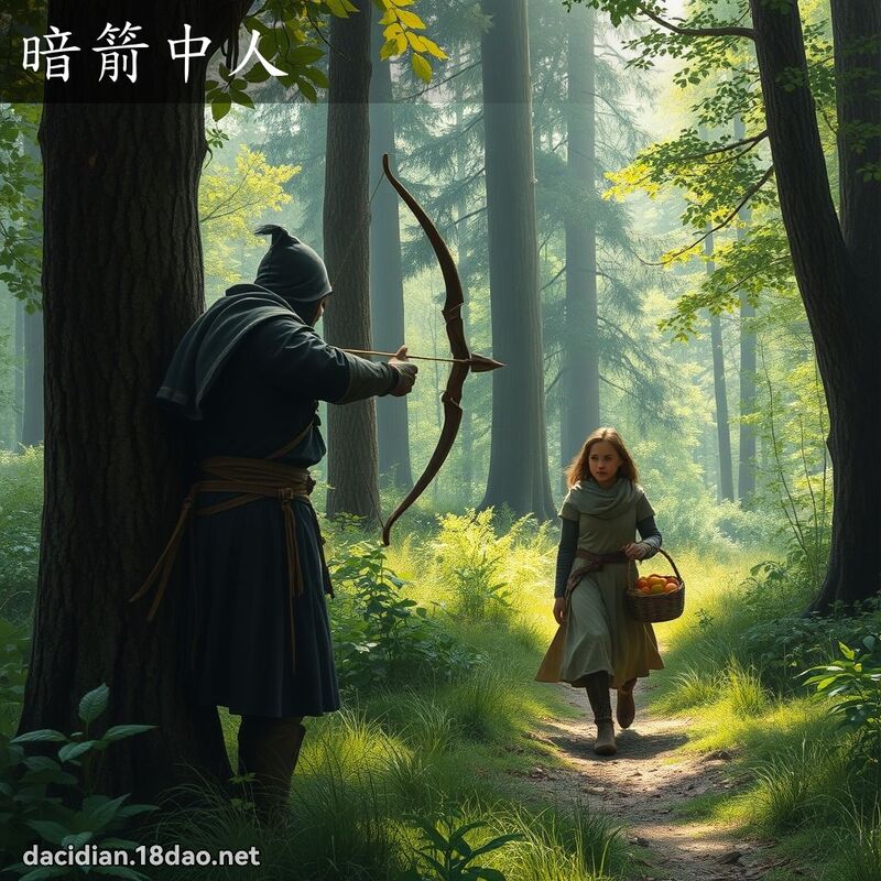 暗箭中人 - 国语大辞典配图