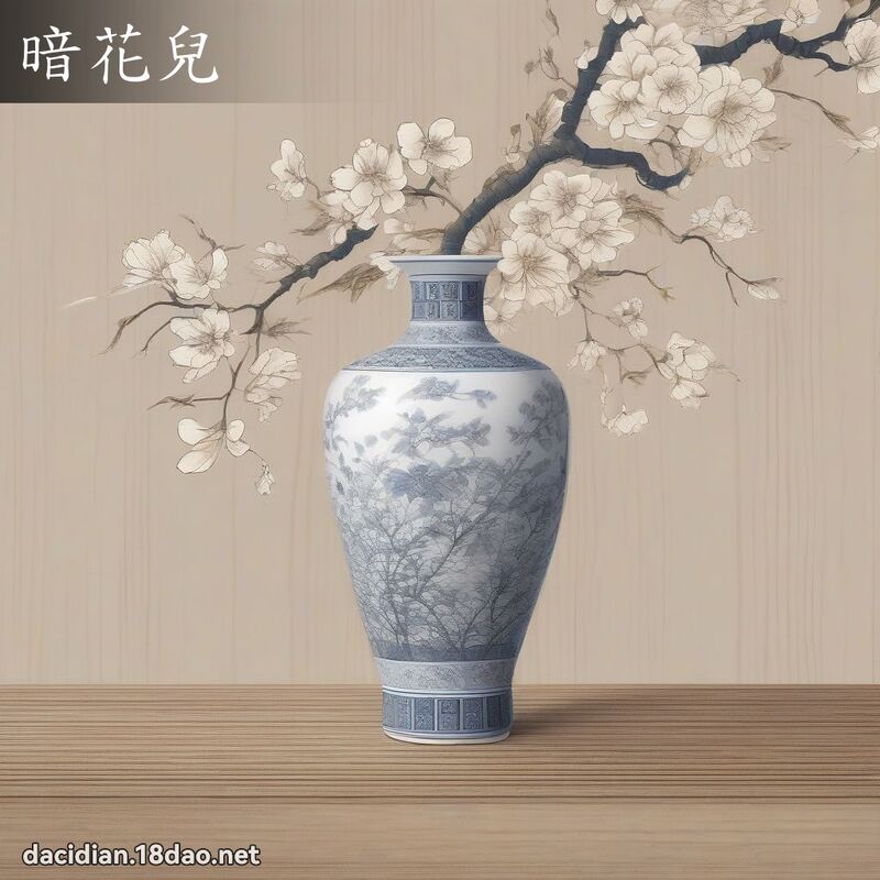 暗花兒 - 國語大辭典配圖