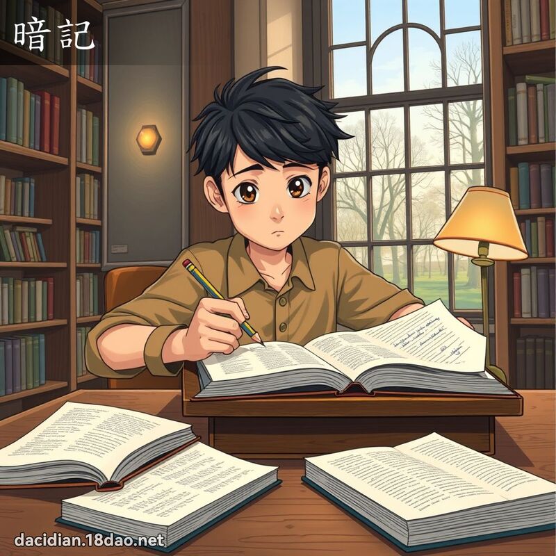 暗記 - 國語大辭典配圖