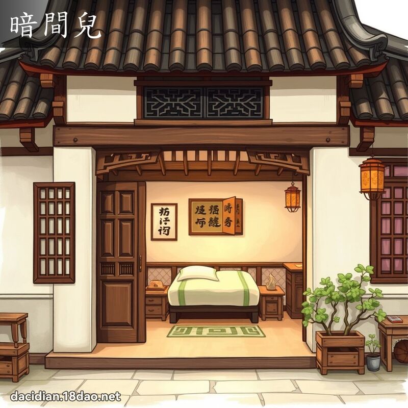 暗間兒 - 國語大辭典配圖