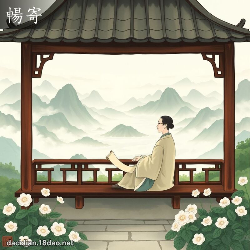畅寄 - 国语大辞典配图