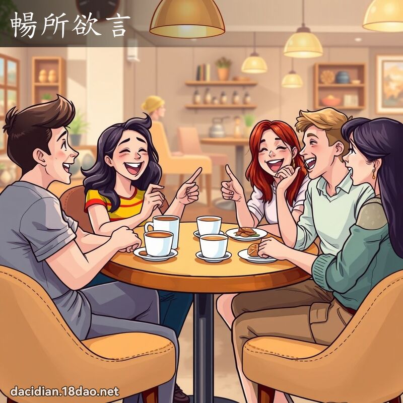 暢所欲言 - 國語大辭典配圖