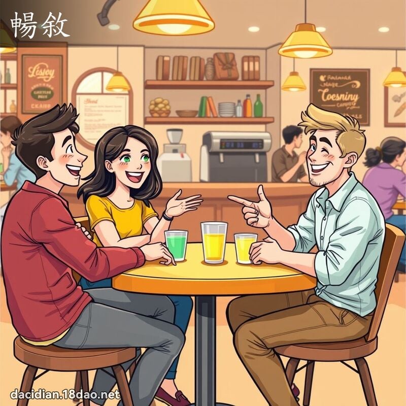 畅敘 - 国语大辞典配图