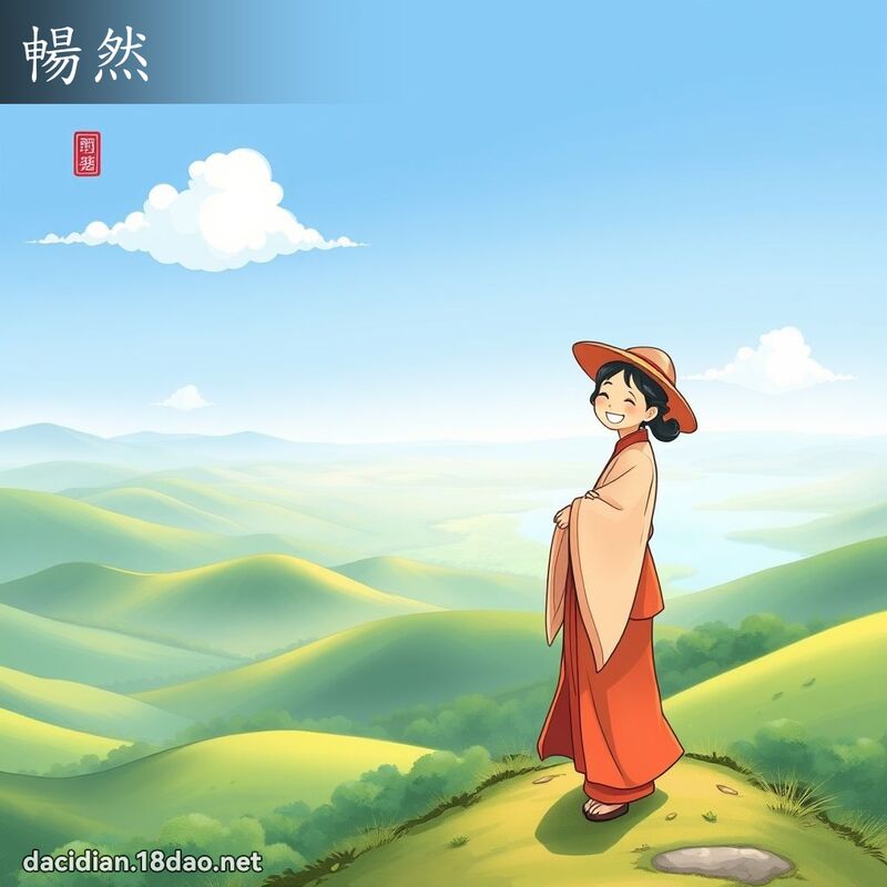 畅然 - 国语大辞典配图