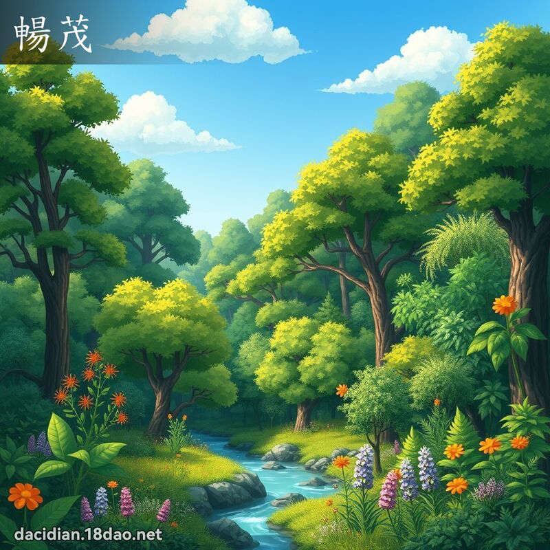 畅茂 - 国语大辞典配图