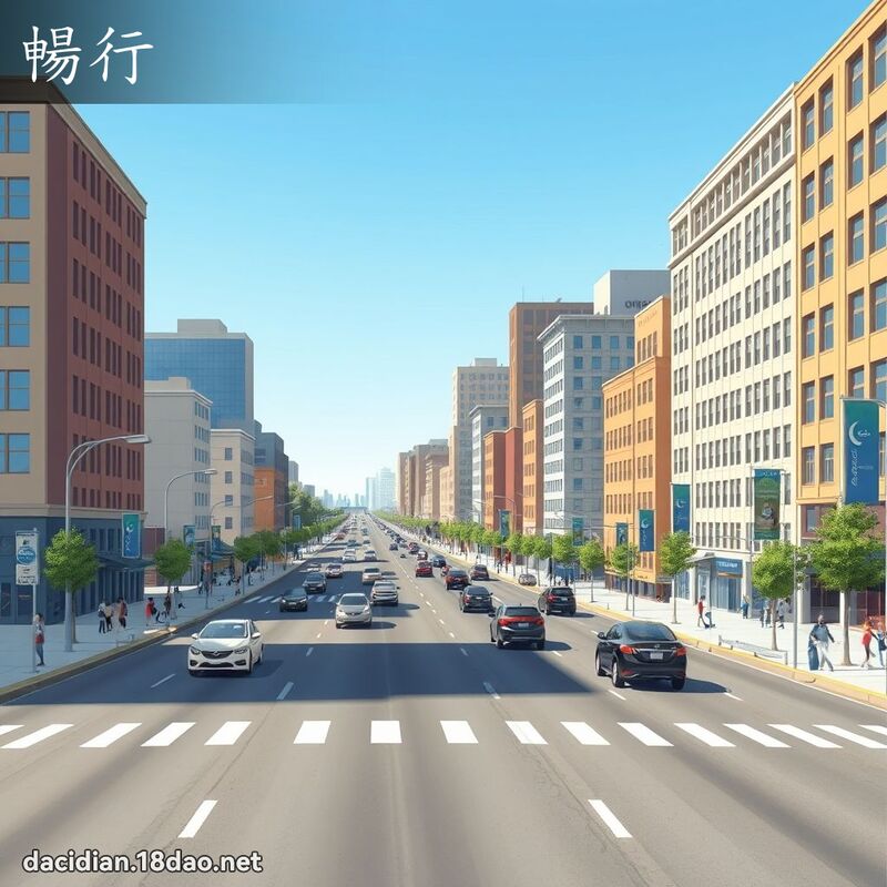 畅行 - 国语大辞典配图