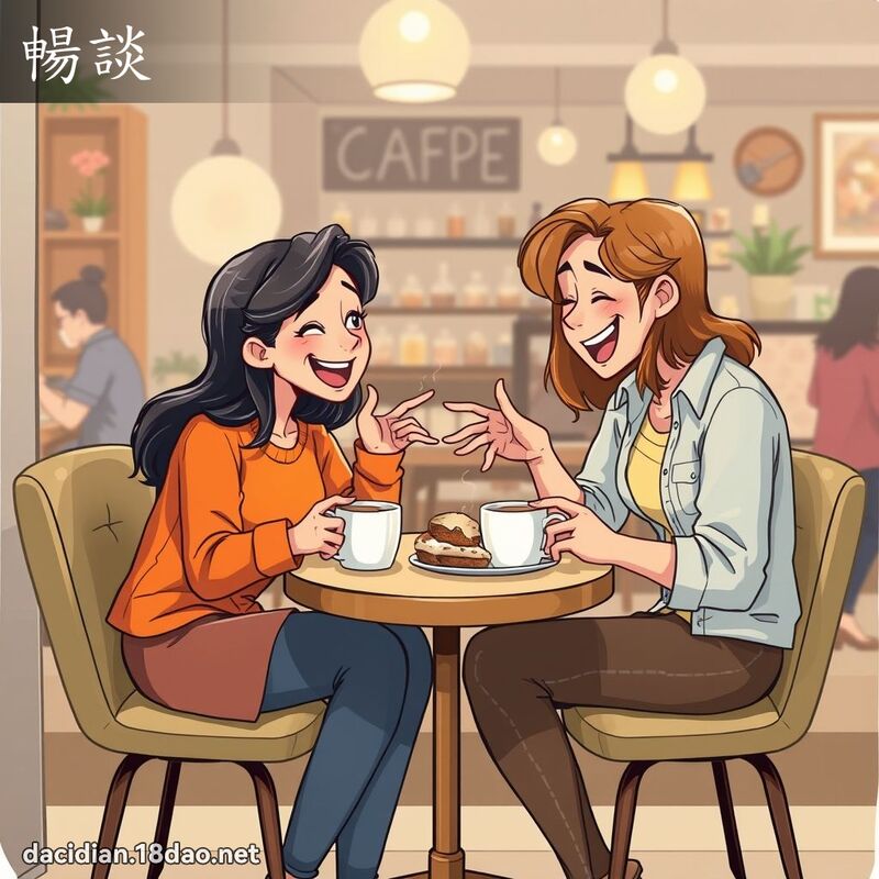 畅谈 - 国语大辞典配图