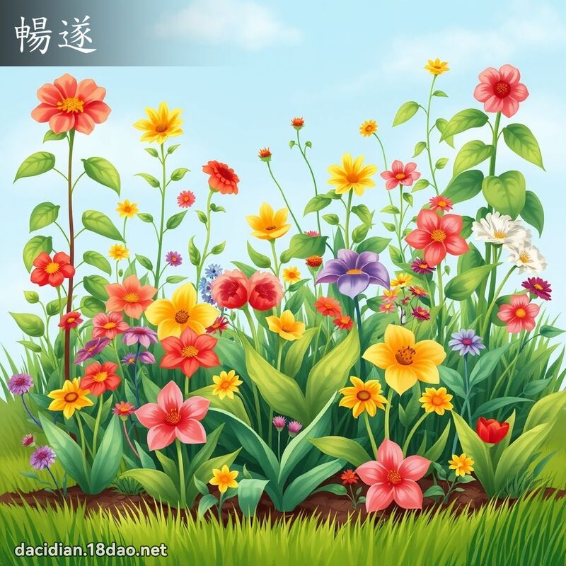 畅遂 - 国语大辞典配图