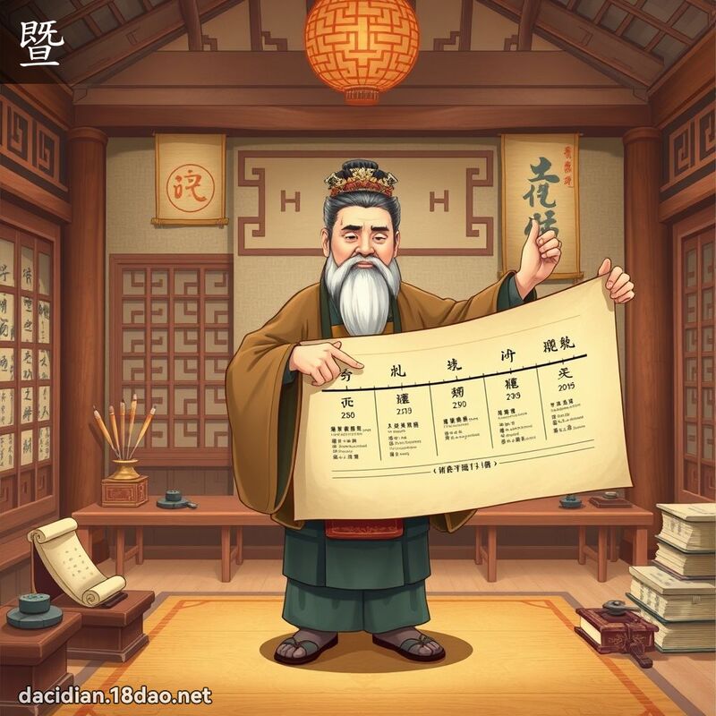 暨 - 國語大辭典配圖