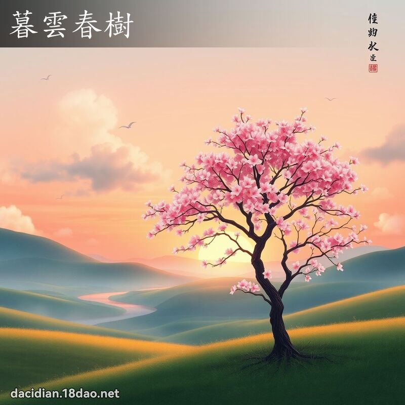 暮云春树 - 国语大辞典配图