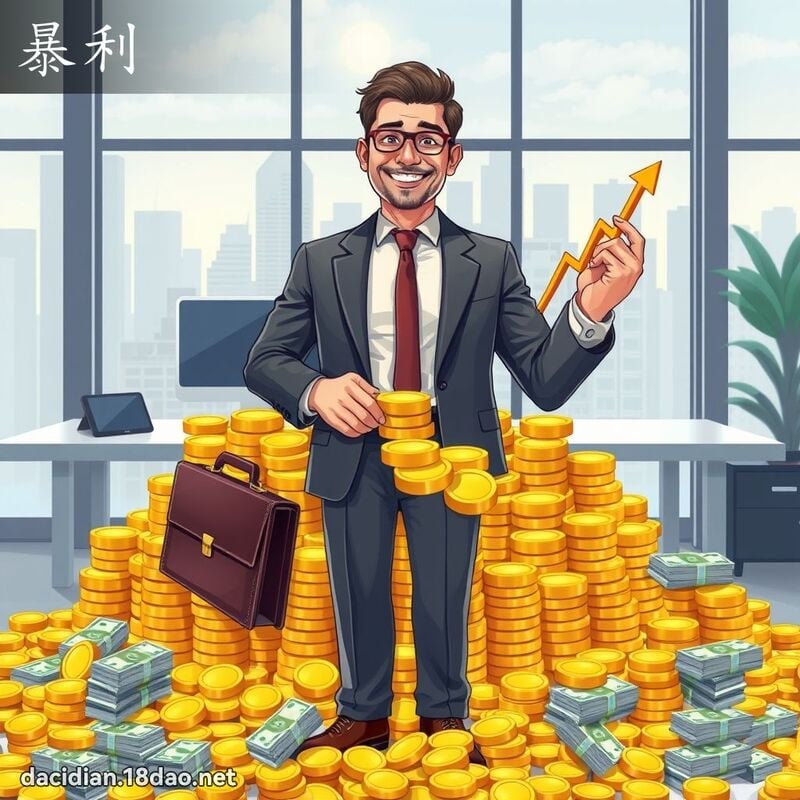 暴利 - 國語大辭典配圖