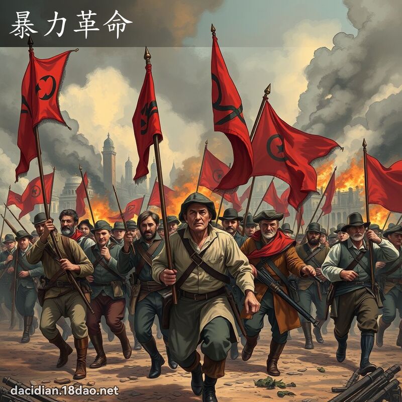 暴力革命 - 國語大辭典配圖