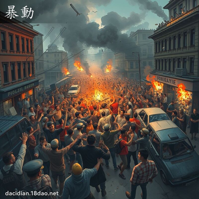 暴动 - 国语大辞典配图