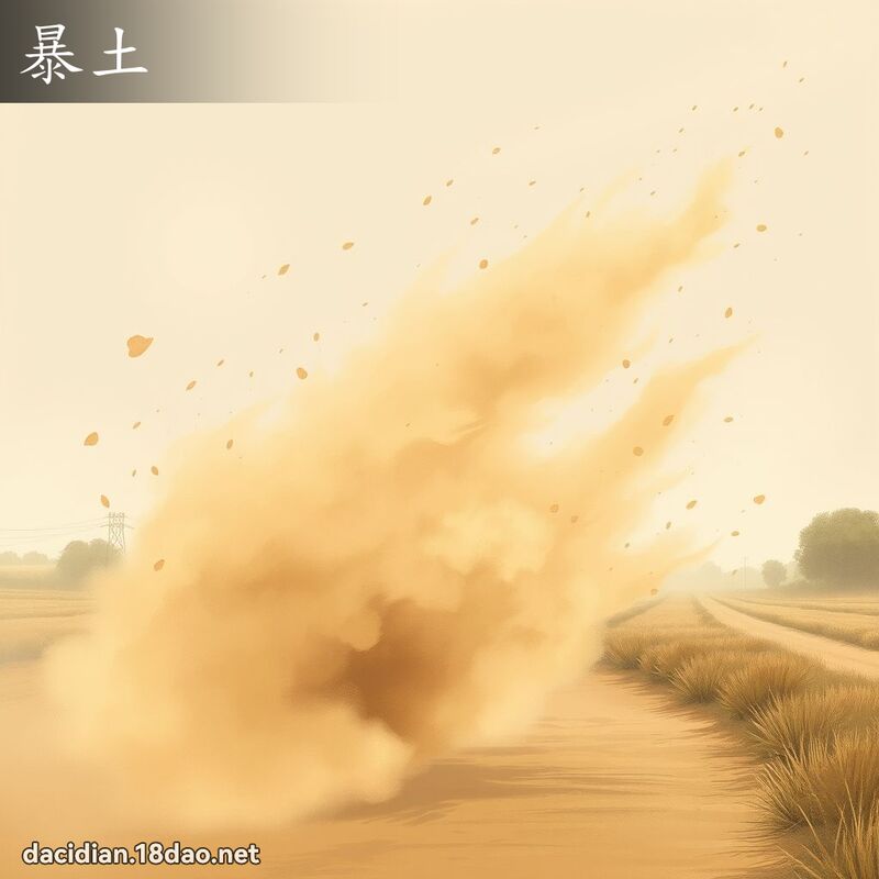 暴土 - 國語大辭典配圖