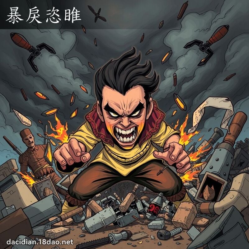 暴戾恣睢 - 國語大辭典配圖