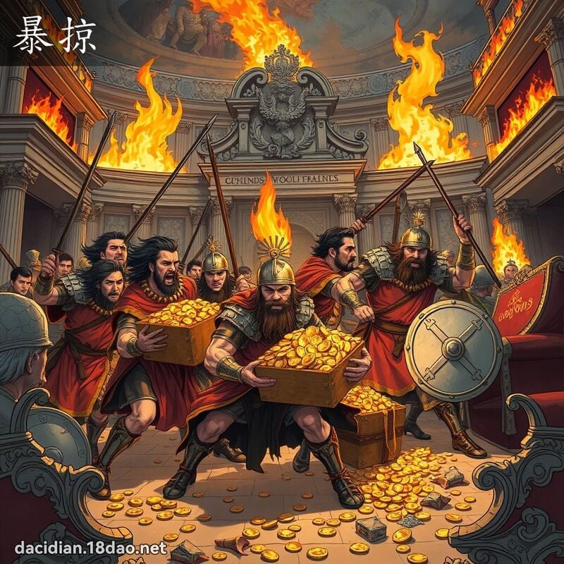 暴掠 - 國語大辭典配圖