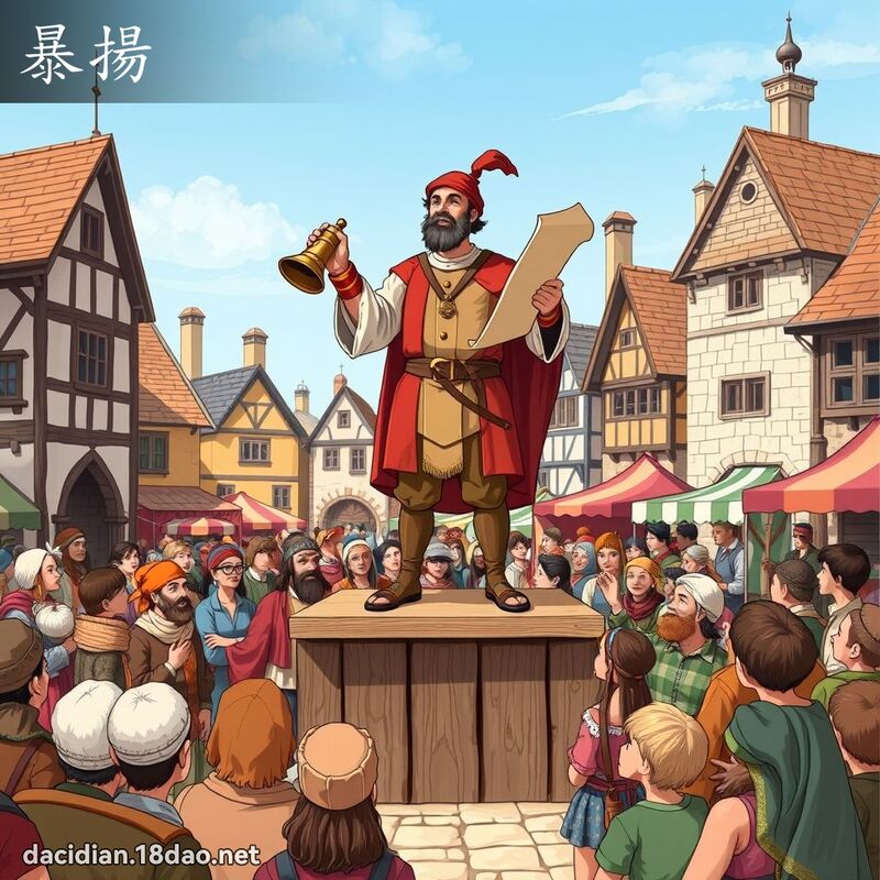 暴揚 - 國語大辭典配圖