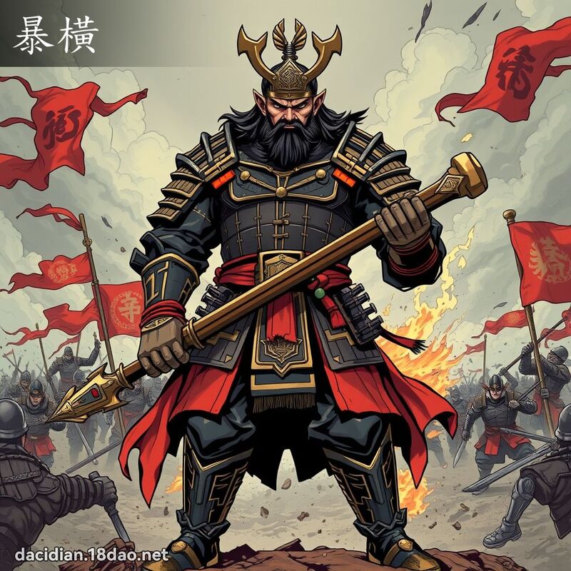 暴橫 - 國語大辭典配圖