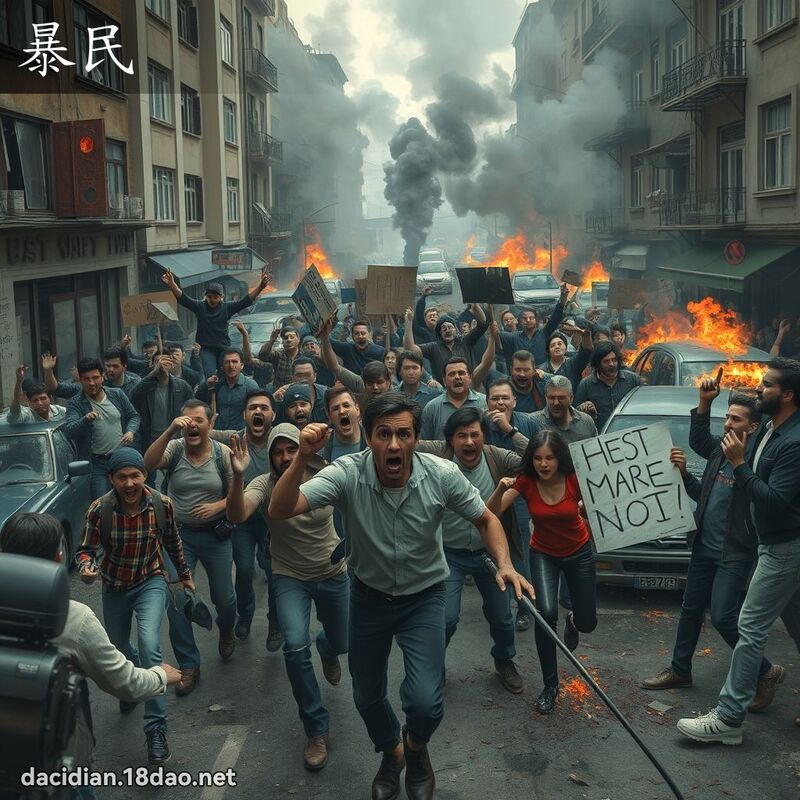 暴民 - 國語大辭典配圖