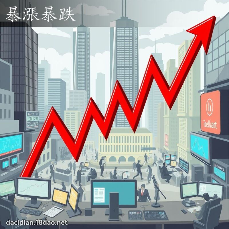 暴漲暴跌 - 國語大辭典配圖