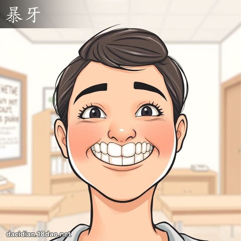 暴牙 - 國語大辭典配圖