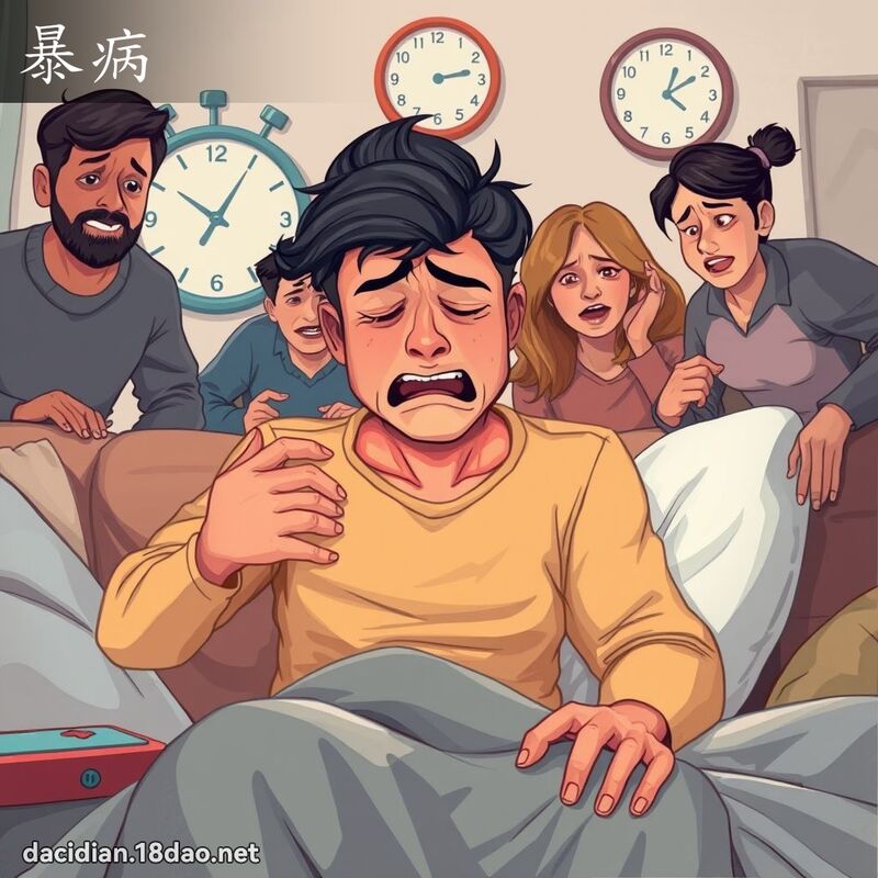 暴病 - 国语大辞典配图