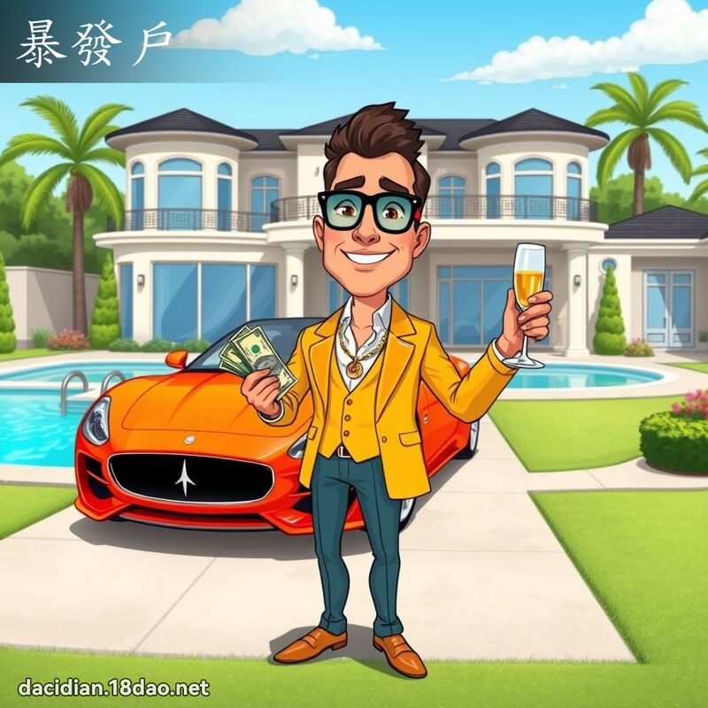 暴发户 - 国语大辞典配图