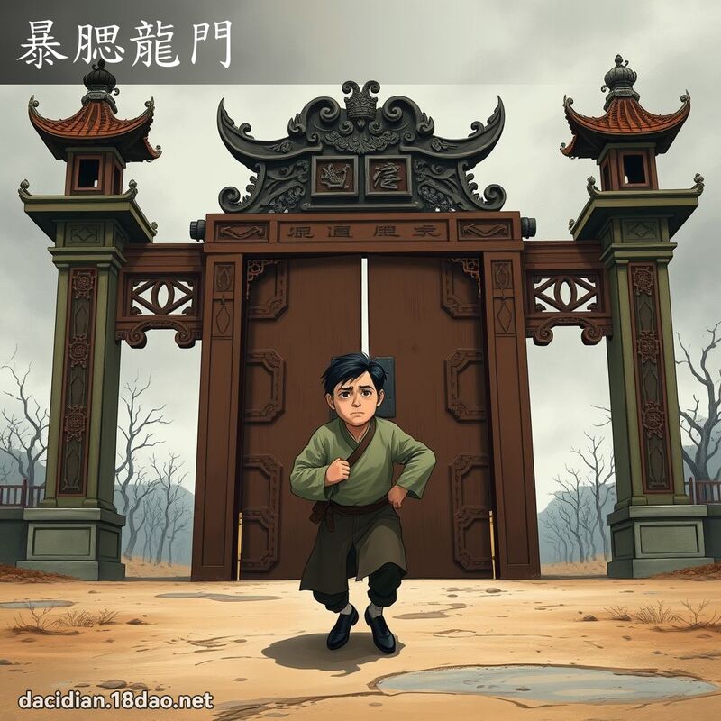 暴腮龍門 - 國語大辭典配圖