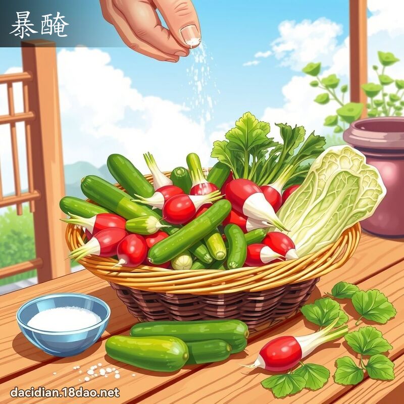 暴醃 - 國語大辭典配圖