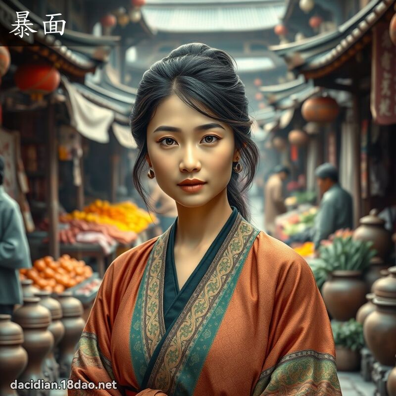 暴面 - 国语大辞典配图